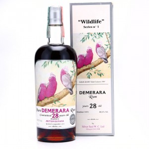 Demerara Rum 1974 Silver Seal 28 Year Old / Wildlife No.1