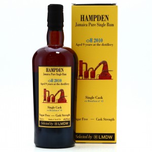 Hampden <>H 2010 Habitation Velier 9 Year Old Single Cask #41 / LMDW