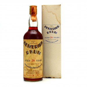 Demerara Rum 26 Year Old Moon Import Sherry Wood 1980s