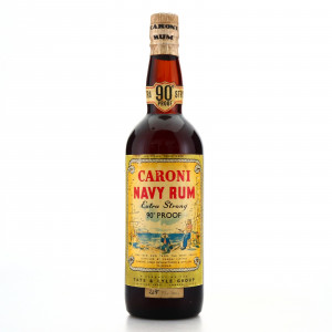 Caroni Navy Rum Tate and Lyle 90 Proof 1960s