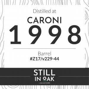 1 Caroni 1998 Barrel #Z17/v229-44 / Cask in storage at Craigton