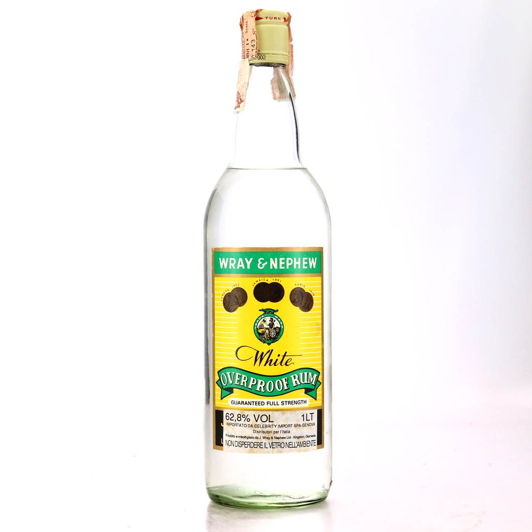 Wray And Nephew 1 Litre Wray and Nephew White Overproof 1 Litre 1960s | Rum Auctioneer