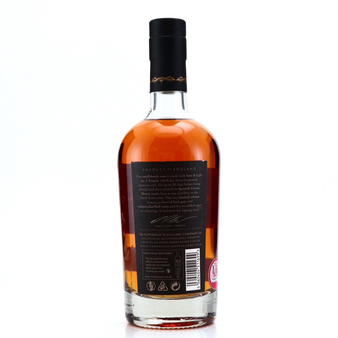 Cotswolds Treacle Rum 50cl Rum Auctioneer