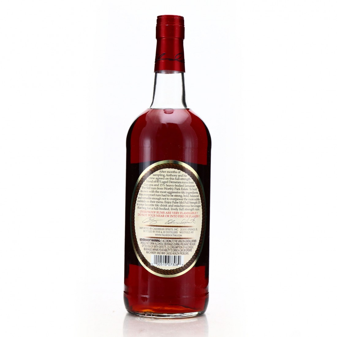 Hamilton 151 False Idol Full Strength 1 Litre / US Import Rum Auctioneer