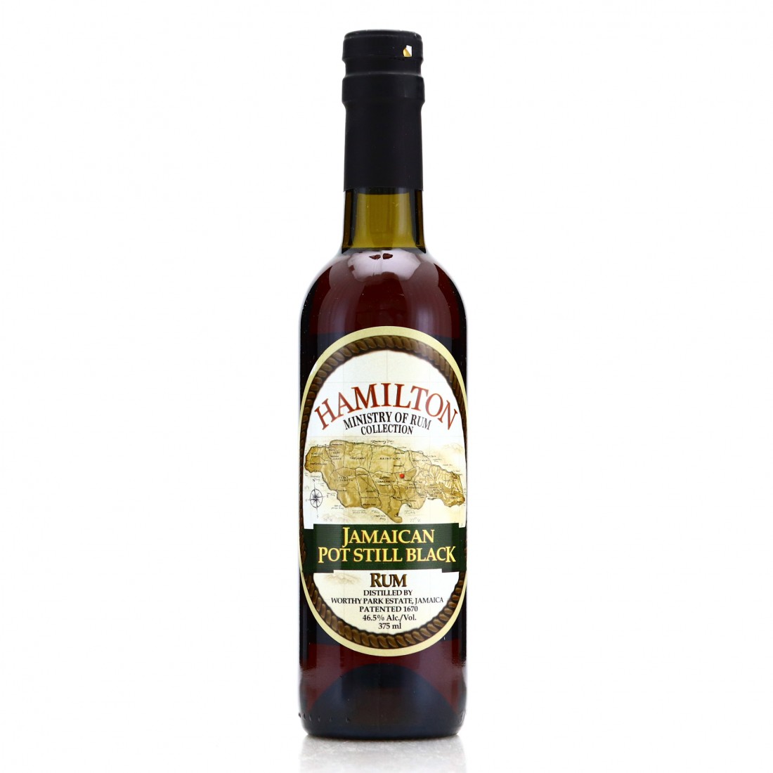 Worthy Park Hamilton Jamaican Pot Still Black 37.5cl / US Import Rum Auctioneer