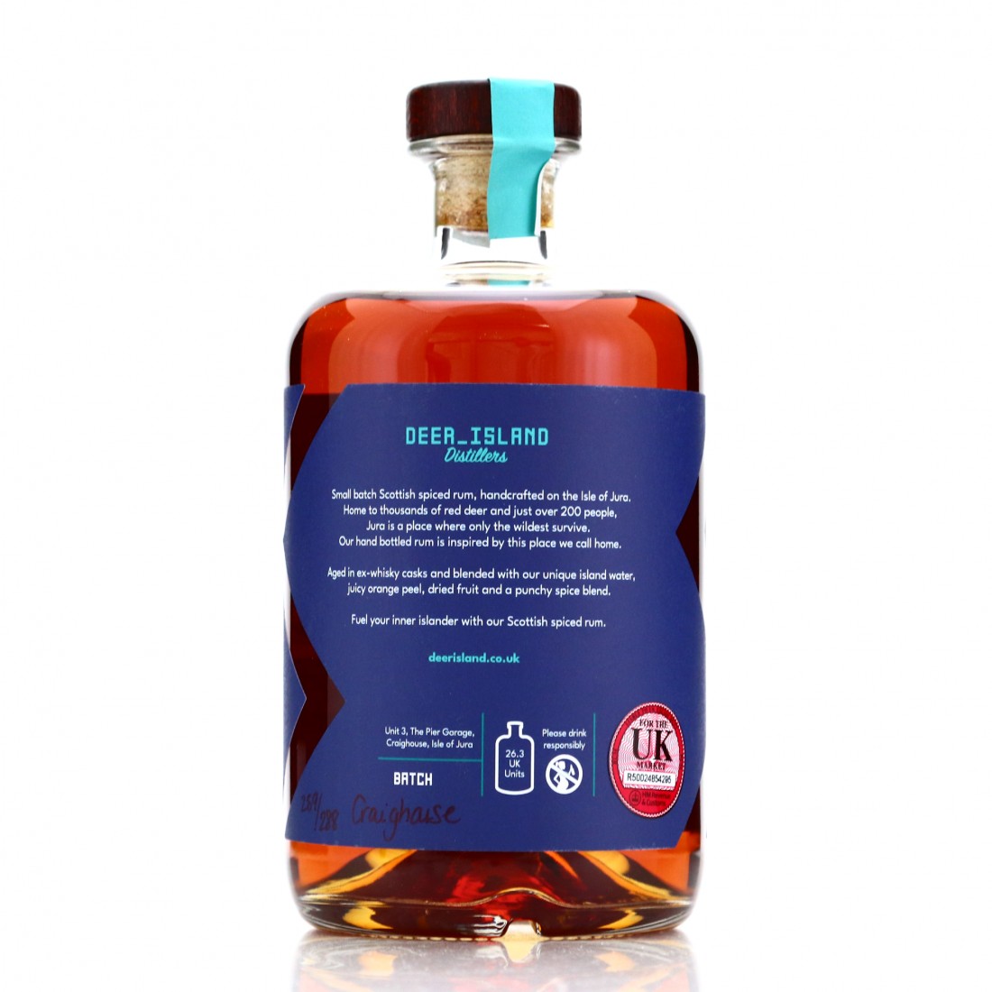 Deer Island Scottish Spiced Rum | Rum Auctioneer