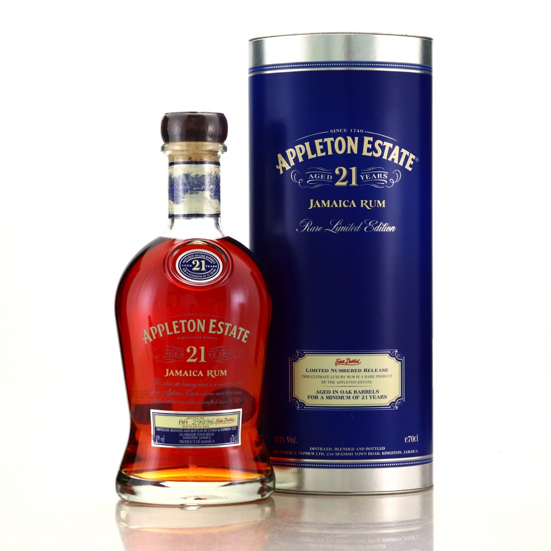 Appleton Estate 21 Year Old 2011 Rum Auctioneer