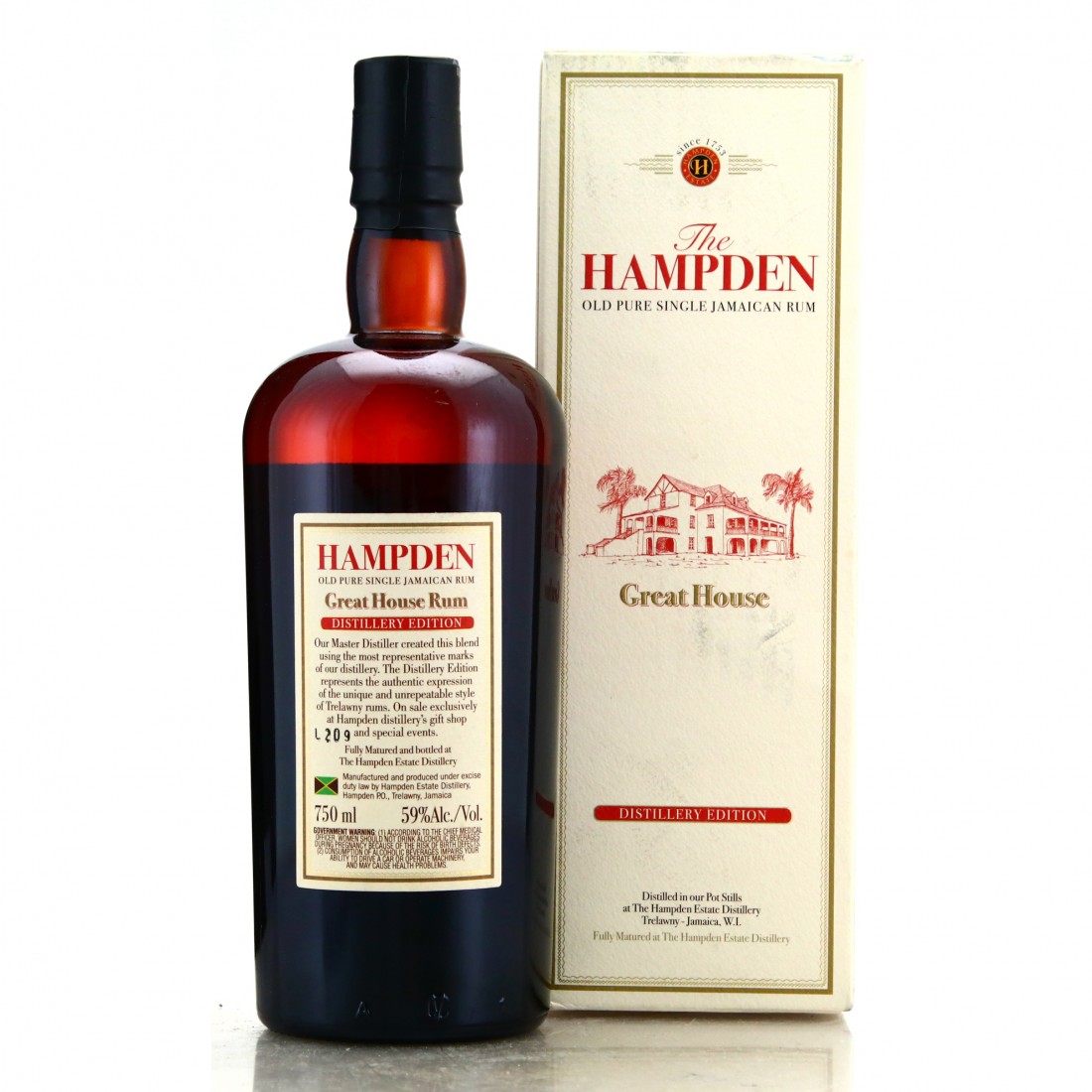 Hampden Great House 2019 75cl / US Import Rum Auctioneer