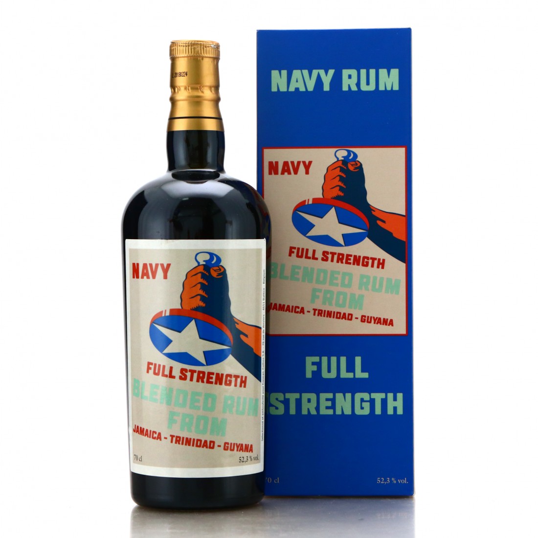 Corman Collins Full Strength Blended Navy Rum Rum Auctioneer