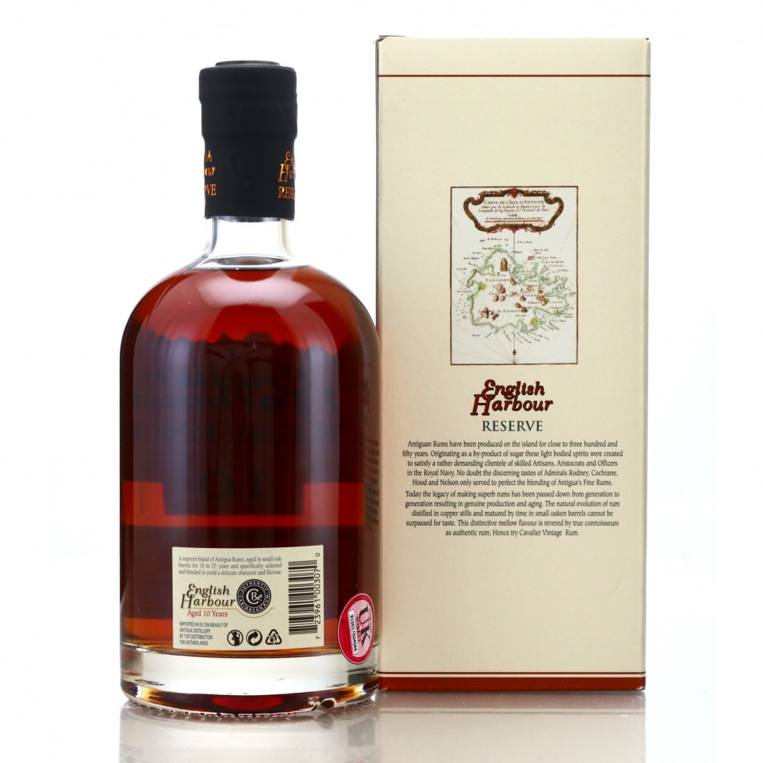 English Harbour 10 Year Old Reserve Rum Auctioneer