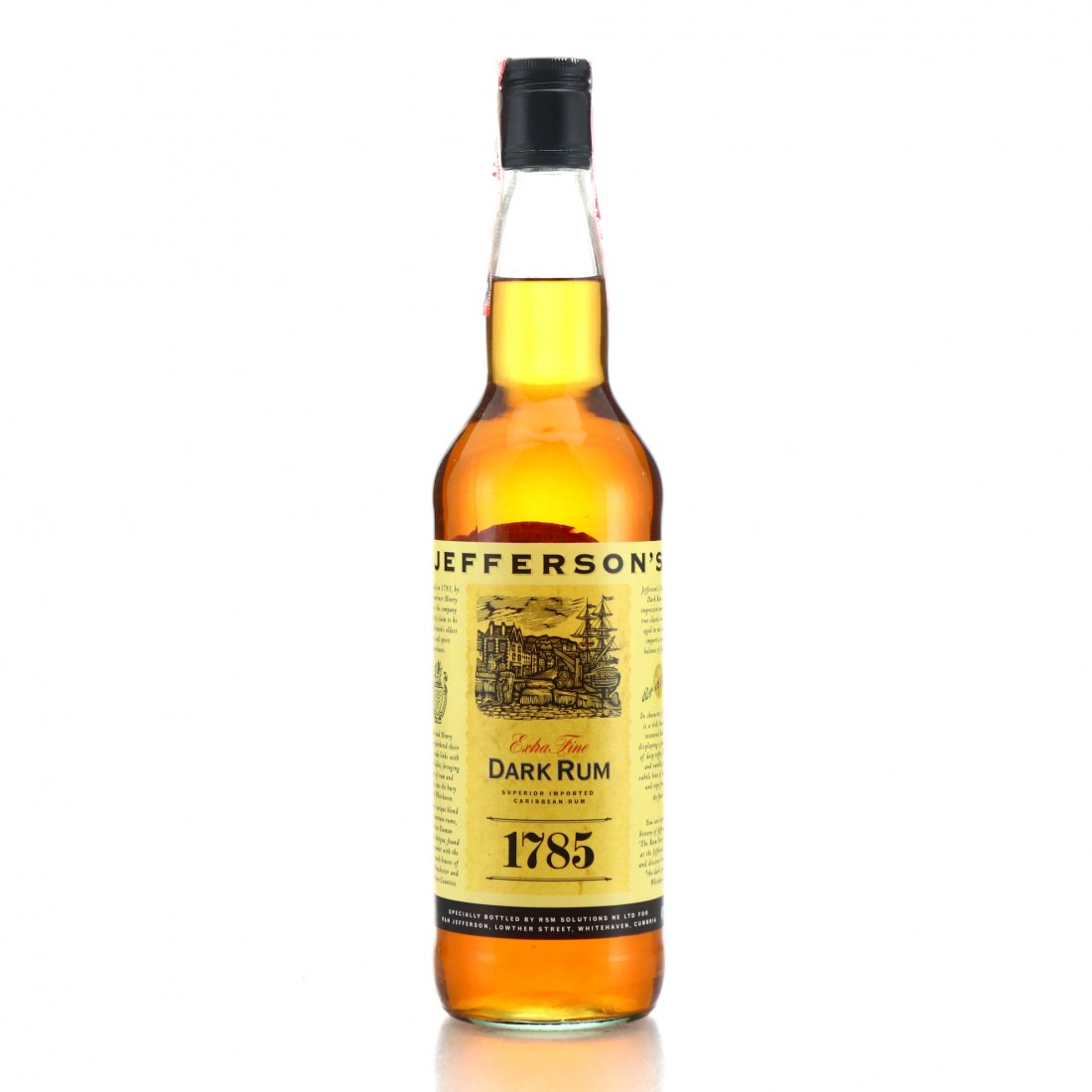 Jefferson’s Extra Fine Dark Rum Rum Auctioneer