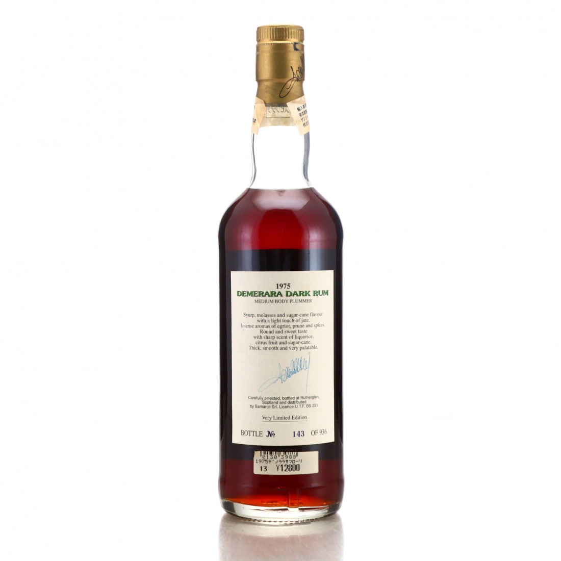 Demerara Dark Rum 1975 Samaroli Rum Auctioneer