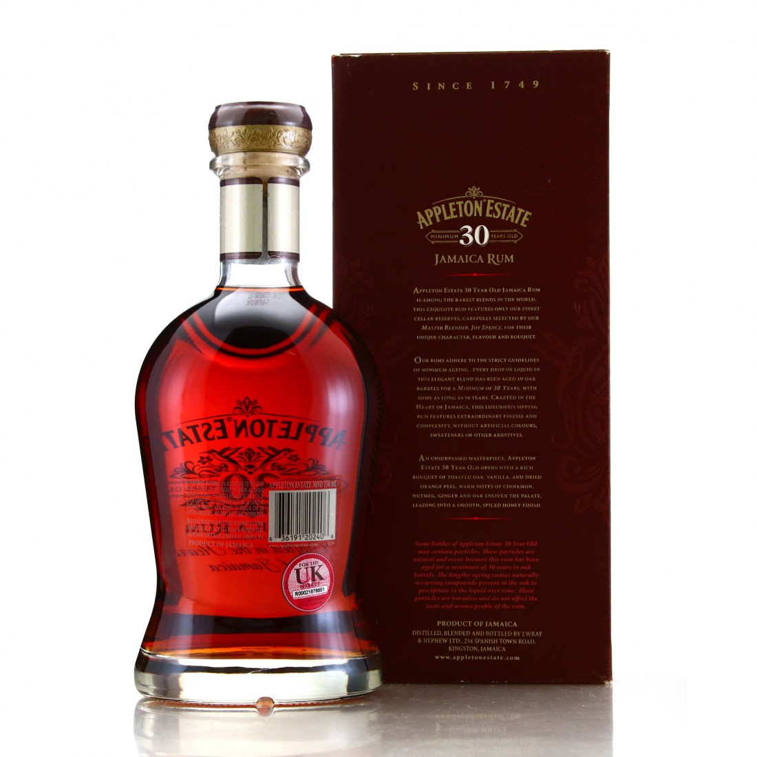 Appleton Estate 30 Year Old 2018 75cl / US Import Rum Auctioneer