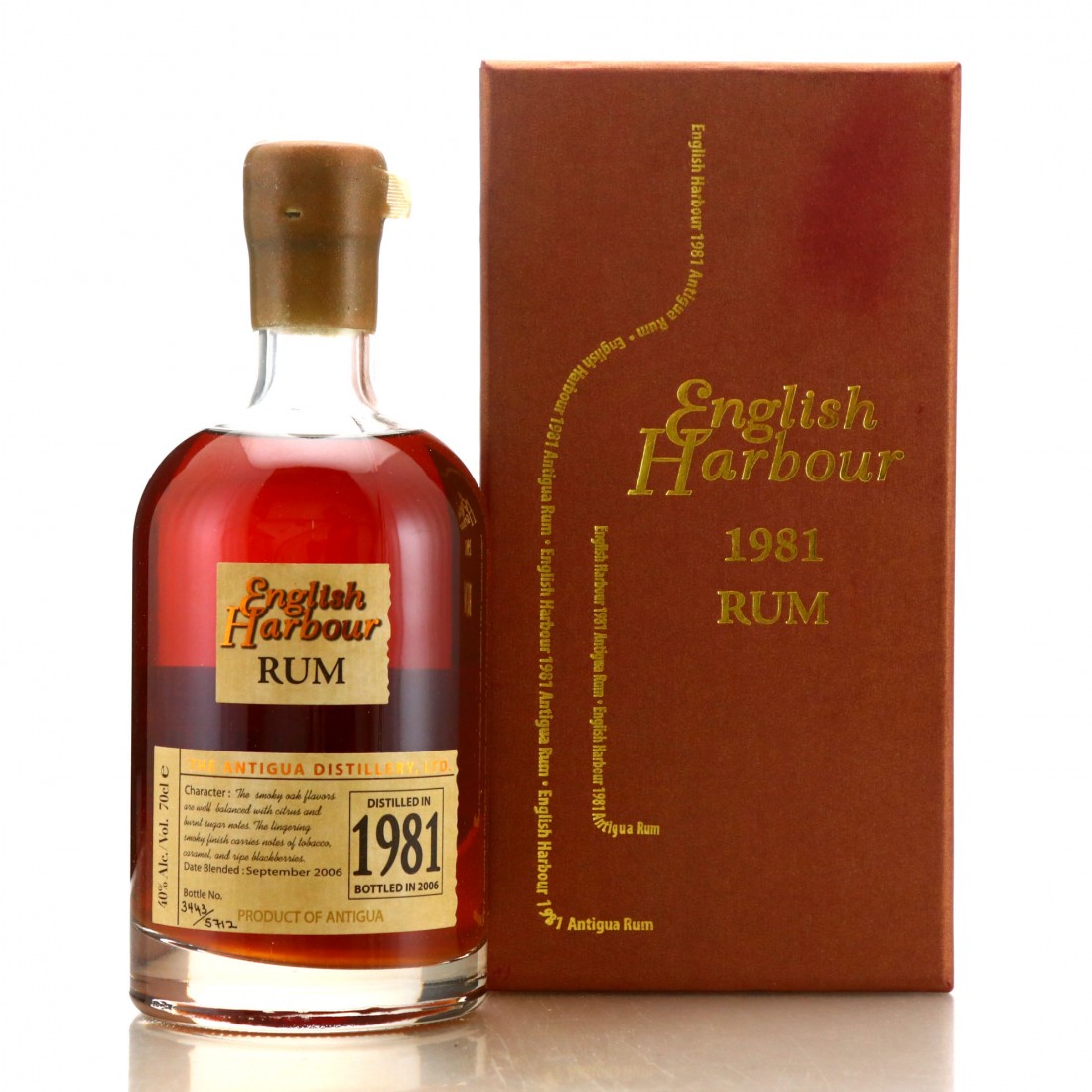 English Harbour 1981 25 Year Old Rum Auctioneer