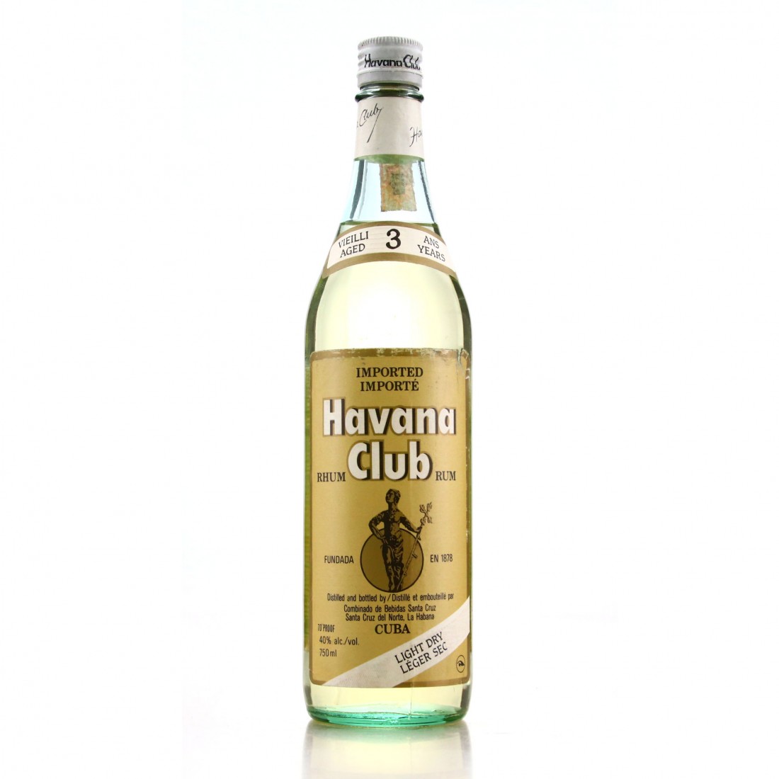 Havana Club 3 Year Old LightDry 1980s Rum Auctioneer