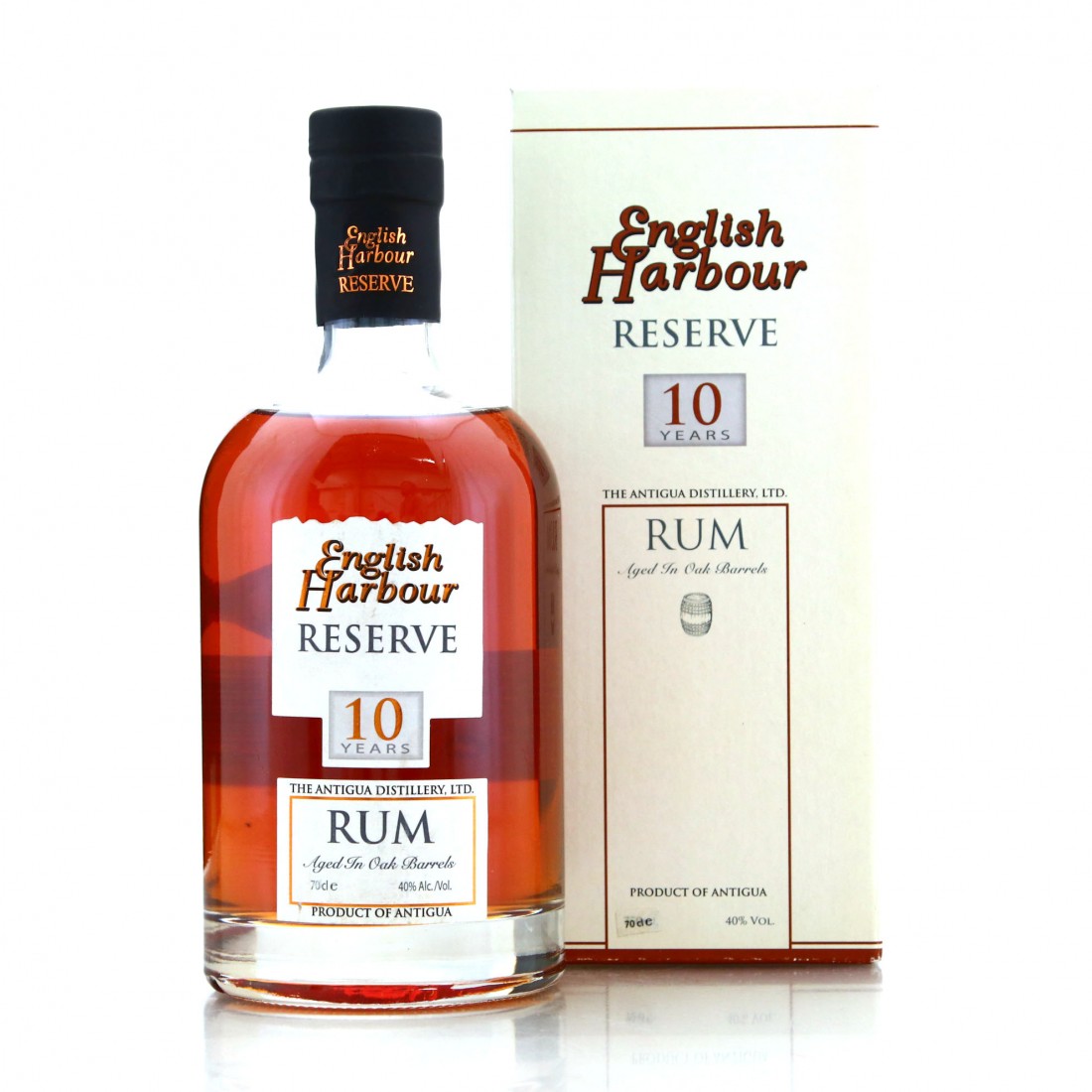 English Harbour 10 Year Old Reserve Rum Auctioneer