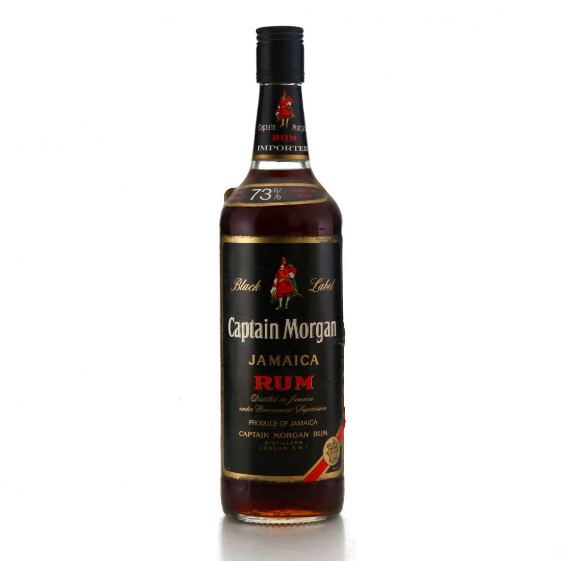 Captain Morgan Black Label Jamaica Rum 73% 1980s | Rum Auctioneer
