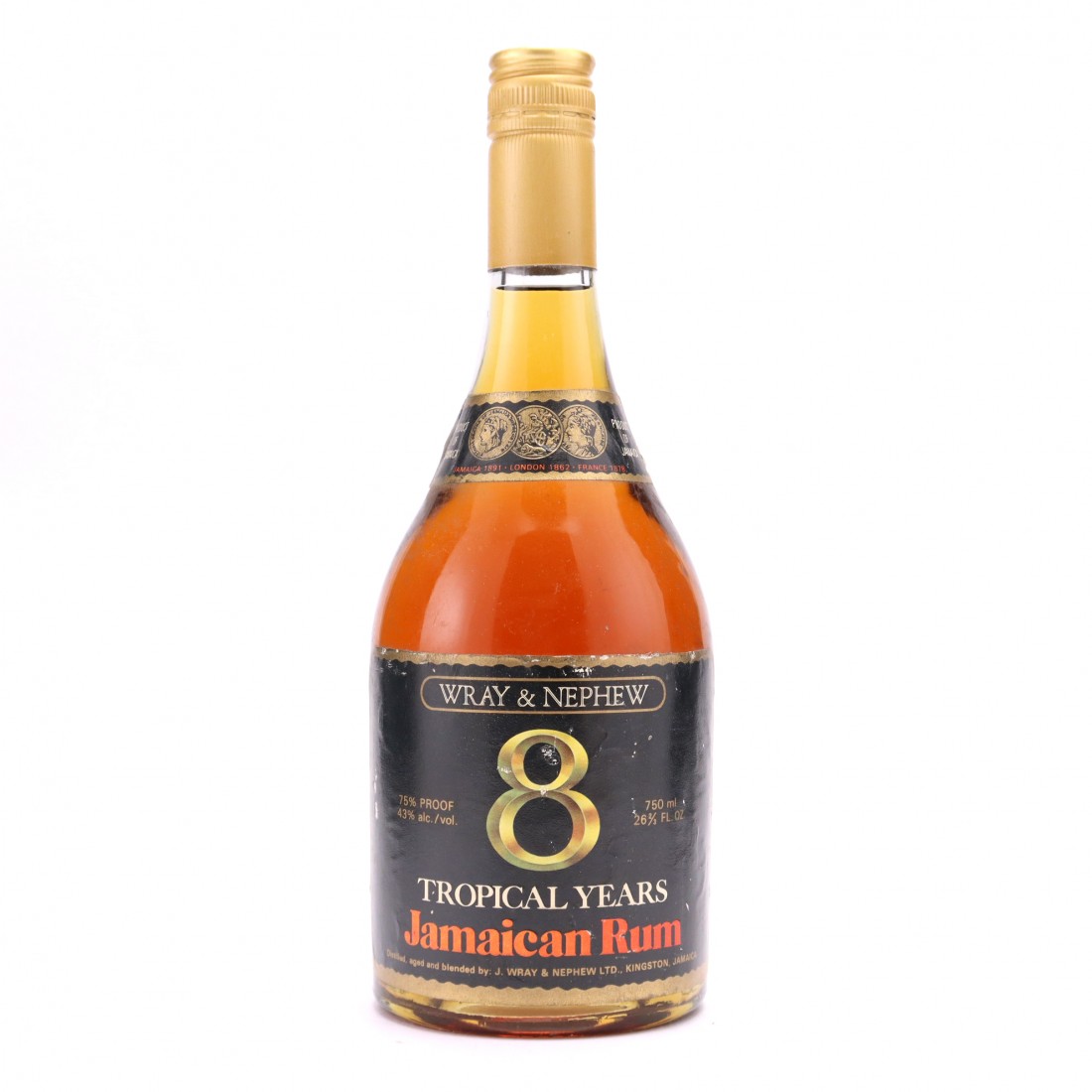 Wray and Nephew 8 Year Old Jamaica Rum 1970s Rum