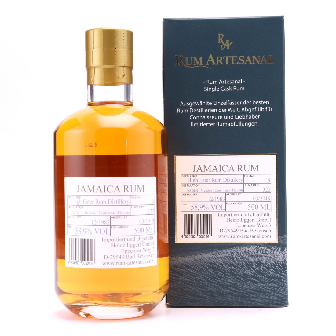 Hampden 'High Ester' 1983 Rum Artesanal 50cl Rum Auctioneer