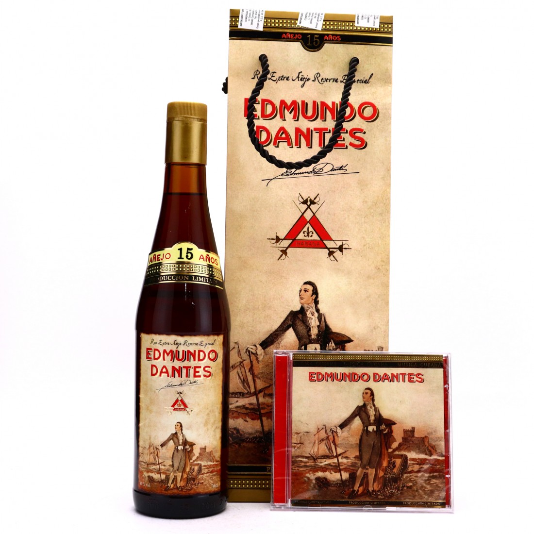 Edmundo Dantes 15 Year Old Gift Set Rum Auctioneer