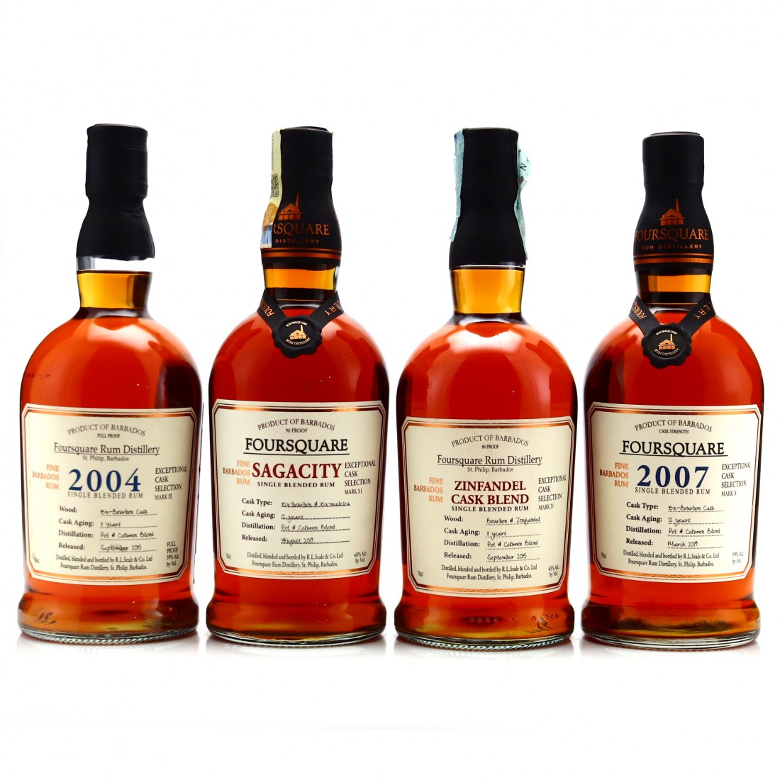 Foursquare Exceptional Cask Selection 16 x 70cl Rum Auctioneer