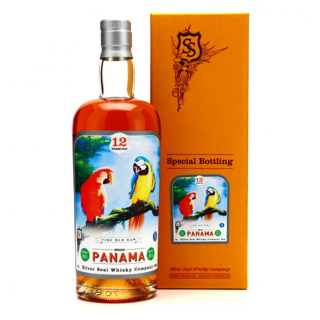 Panama Rum 2001 Silver Seal 12 Year Old Rum Auctioneer