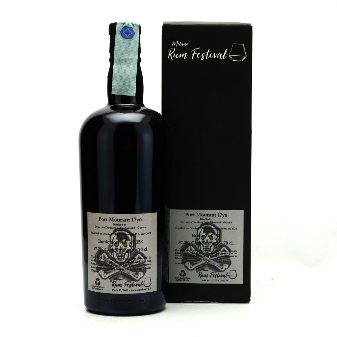 Port Mourant 2002 Milan Rum Festival 17 Year Old Rum Auctioneer