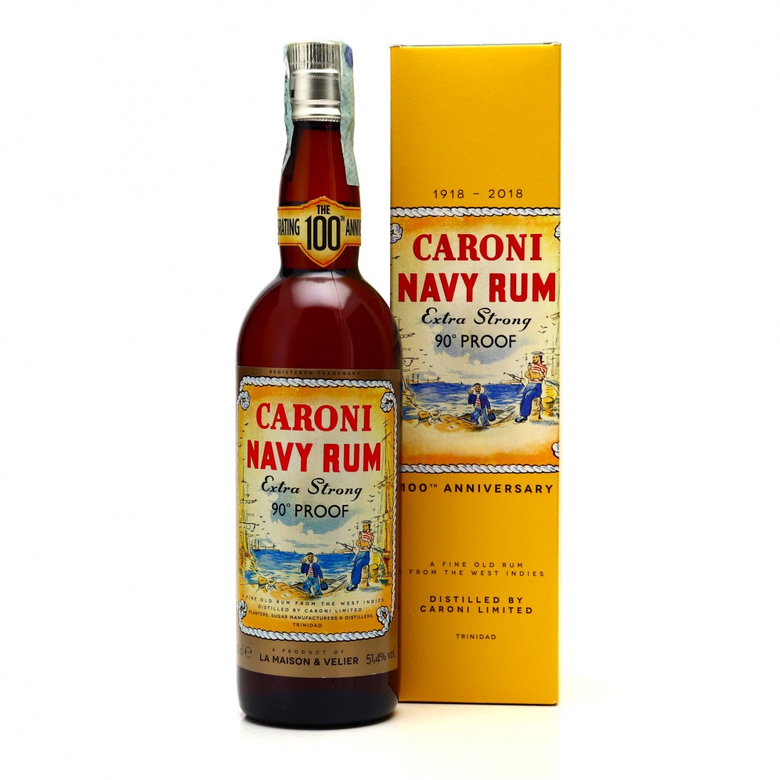 Caroni Navy Rum La Maison and Velier / 100th Anniversary Rum Auctioneer