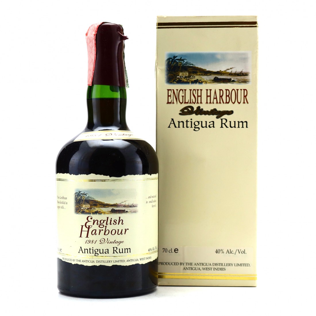 English Harbour 1981 Vintage Rum Auctioneer