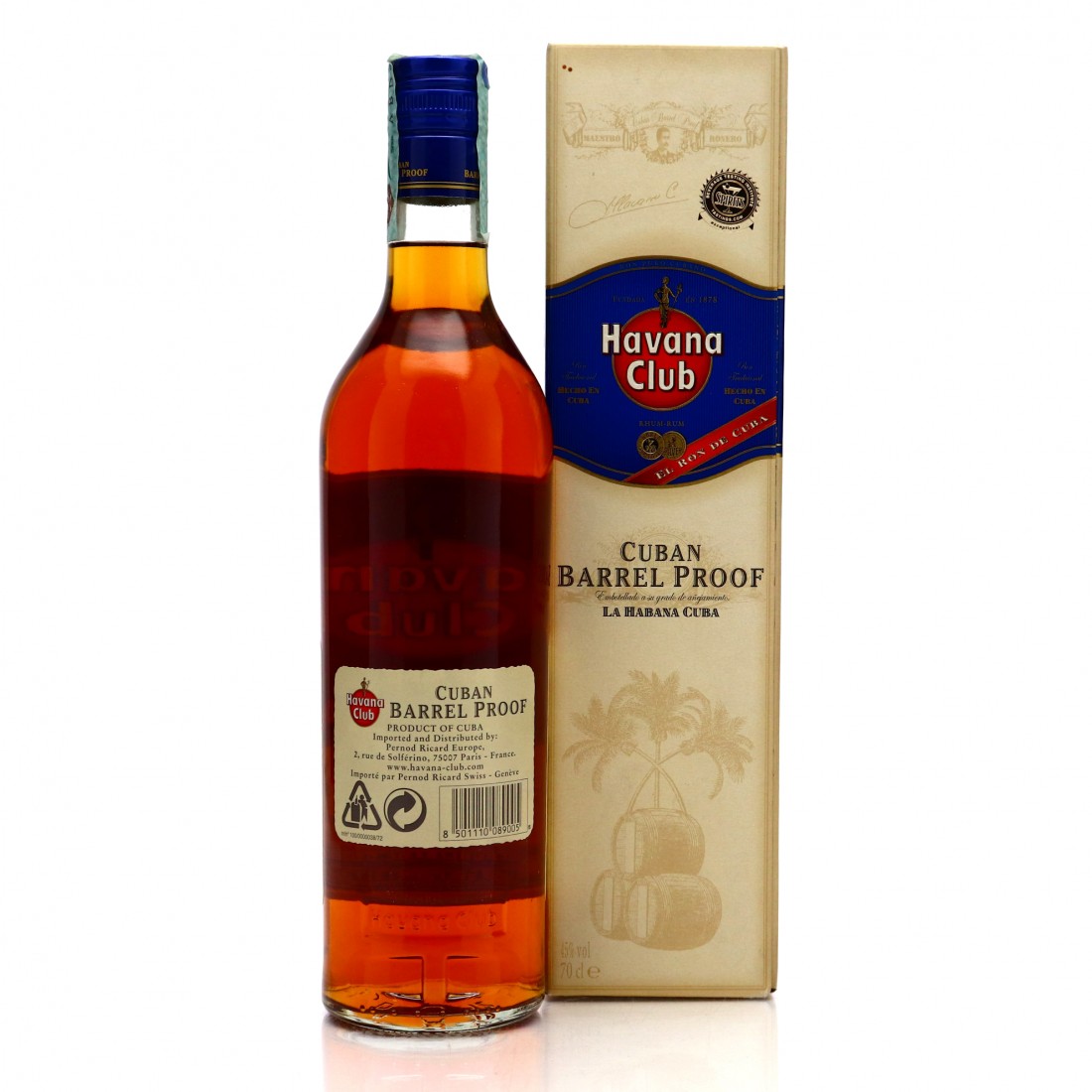 Havana Club Cuban Barrel Proof Rum Auctioneer