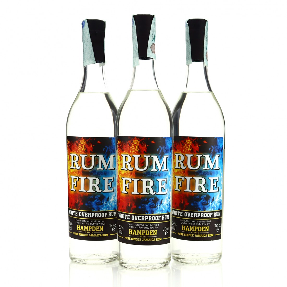 Hampden Estate Rum Fire 3 x 70cl Rum Auctioneer