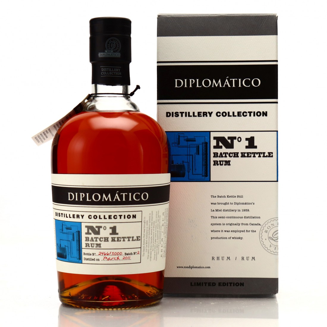 Diplomatico 2011 Distillery Collection No.1 / Batch Kettle Rum Rum Auctioneer