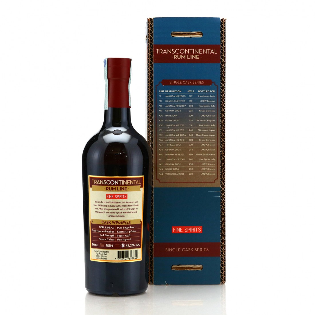 Worthy Park 2006 Transcontinental Rum Line 41 / Fine Spirits Rum