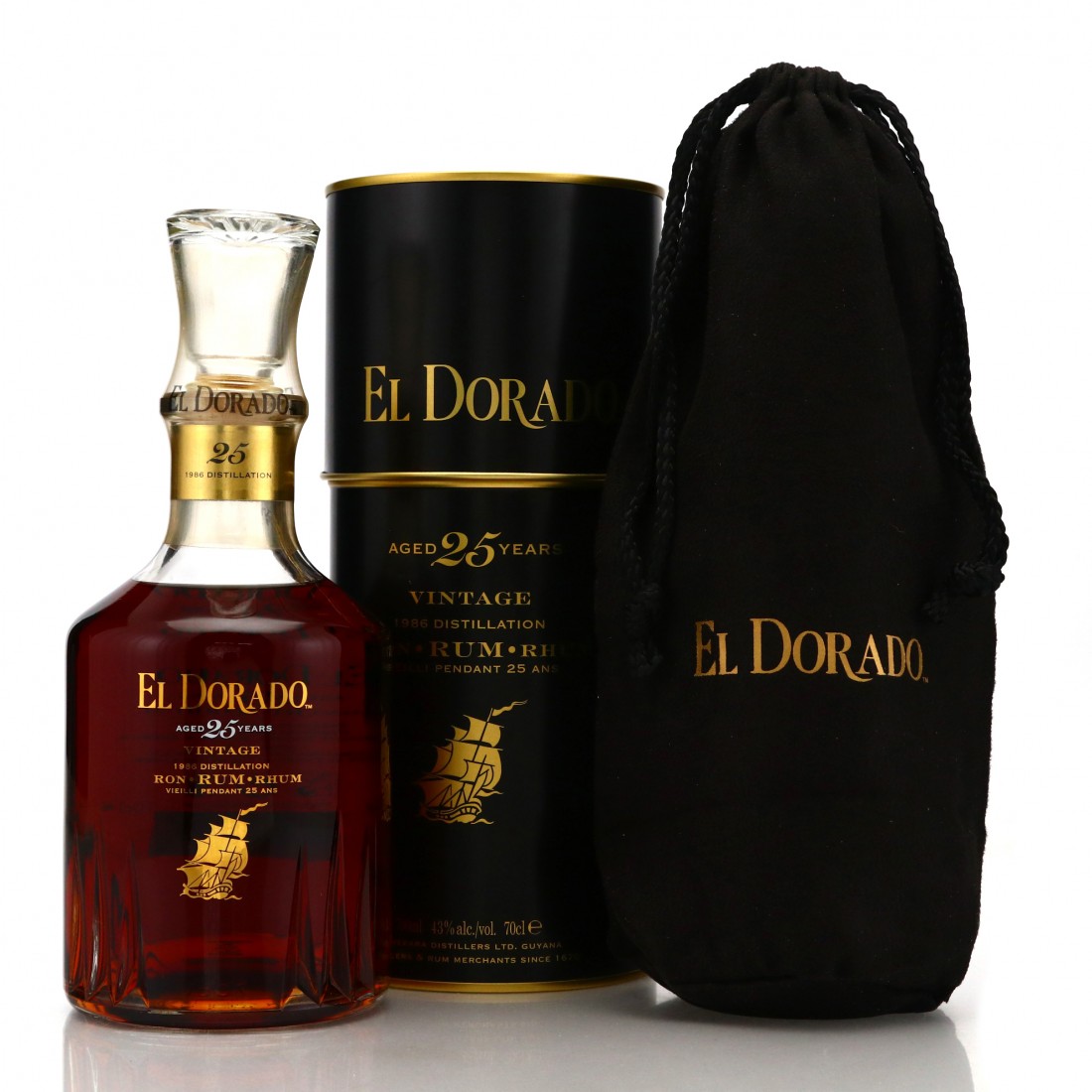 El Dorado 25 Year Old Grand Special Reserve El Dorado 1986 25 Year Old Special Reserve | Rum Auctioneer