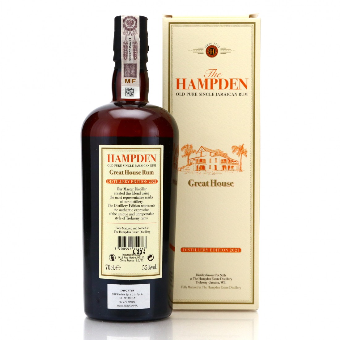 Hampden Great House 2021 Rum Auctioneer