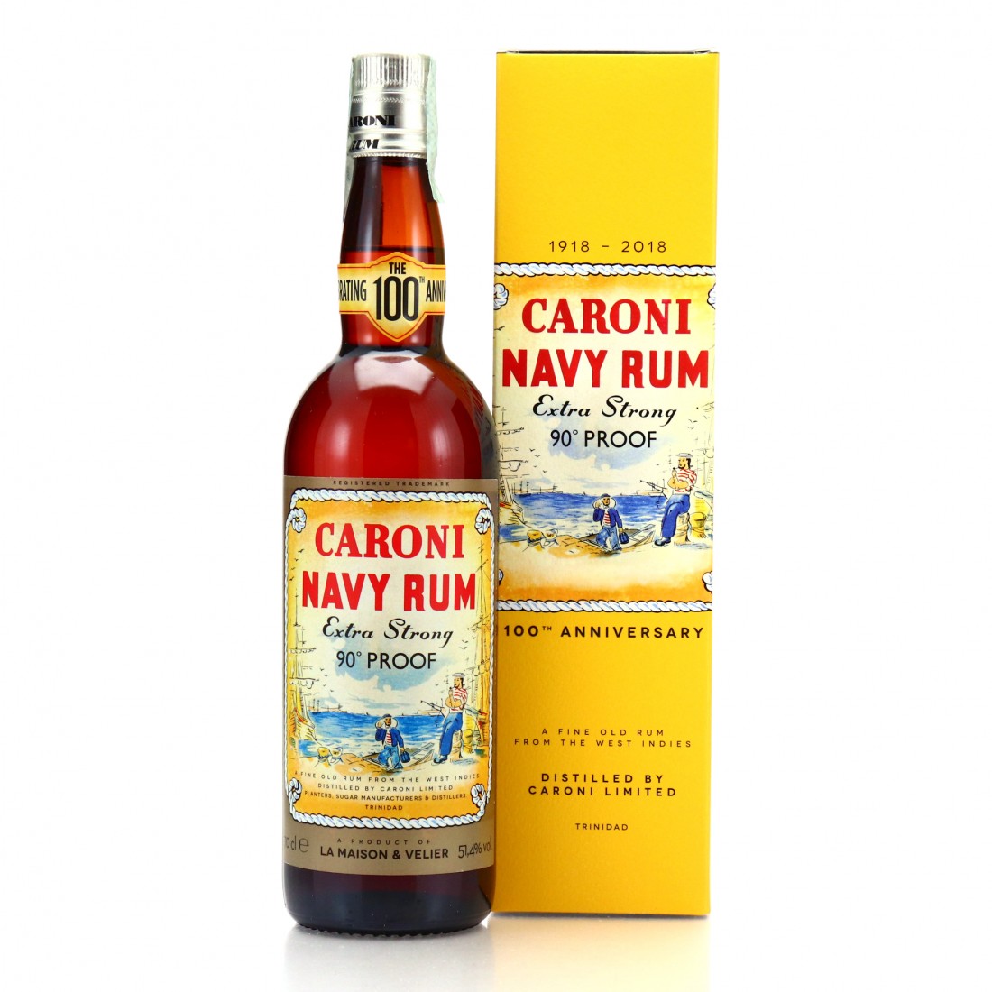 Caroni Navy Rum La Maison and Velier / 100th Anniversary Rum Auctioneer