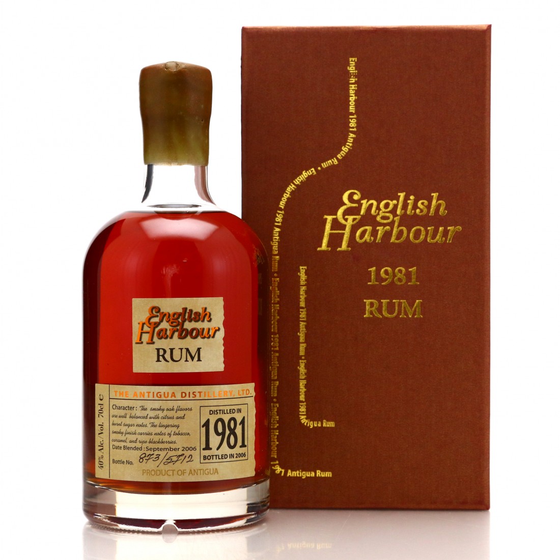 English Harbour 1981 25 Year Old Rum Auctioneer