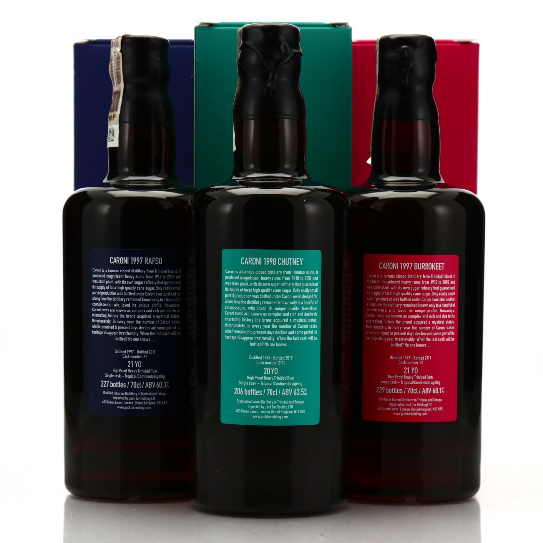 Caroni Jack Tar Music! Series 3 x 70cl Rum Auctioneer