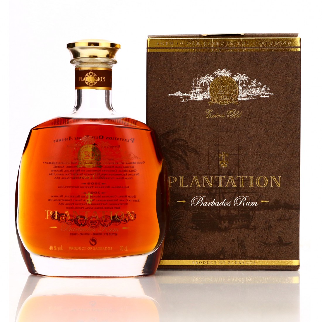 Barbados Rum Extra Old Plantation 20th Anniversary Rum Auctioneer