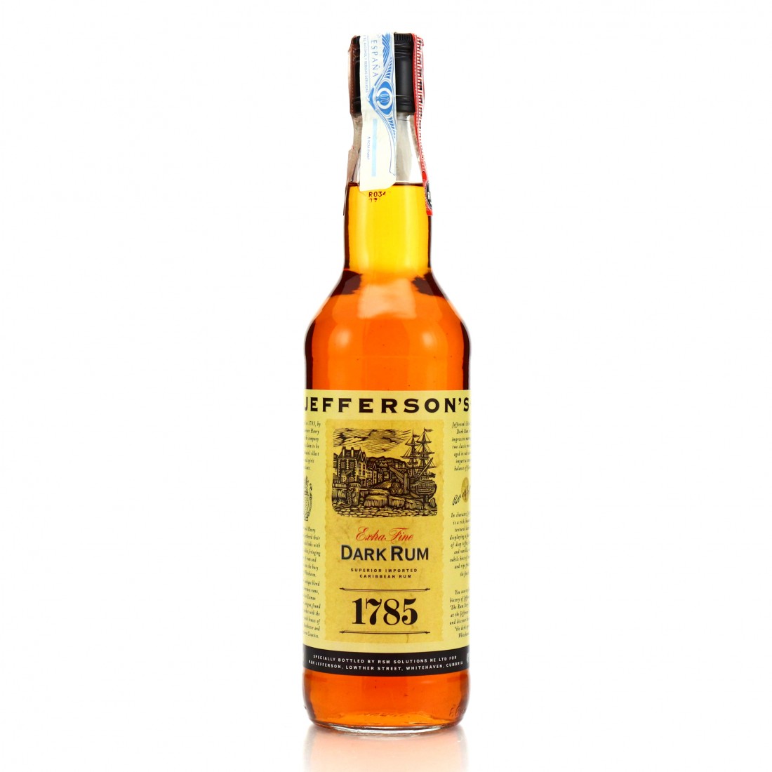 Jefferson’s Extra Fine Dark Rum Rum Auctioneer