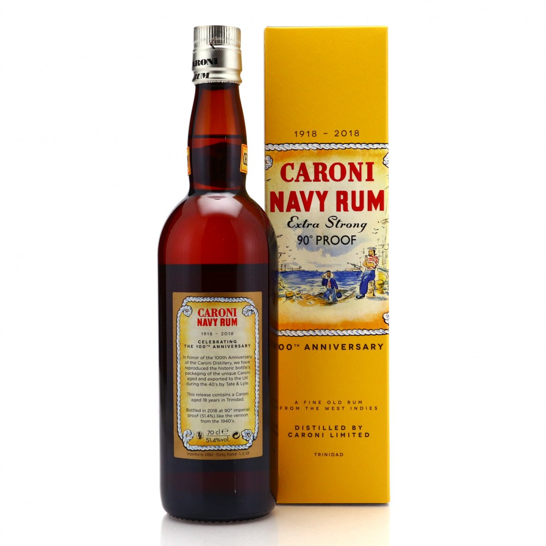 Caroni Navy Rum La Maison and Velier / 100th Anniversary Rum Auctioneer