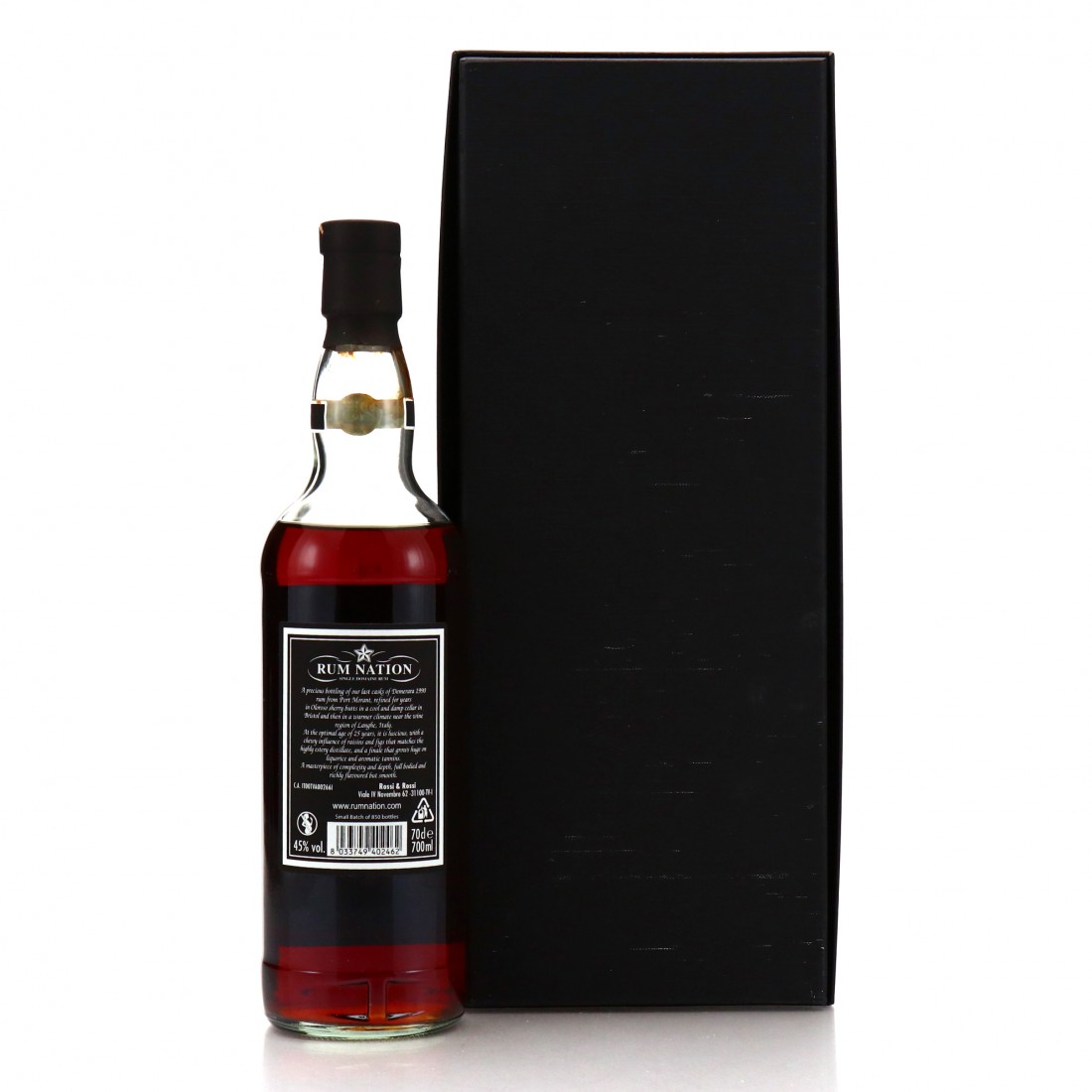 Demerara Rum 1990 Rum Nation 25 Year Old Sherry Wood Finish Rum