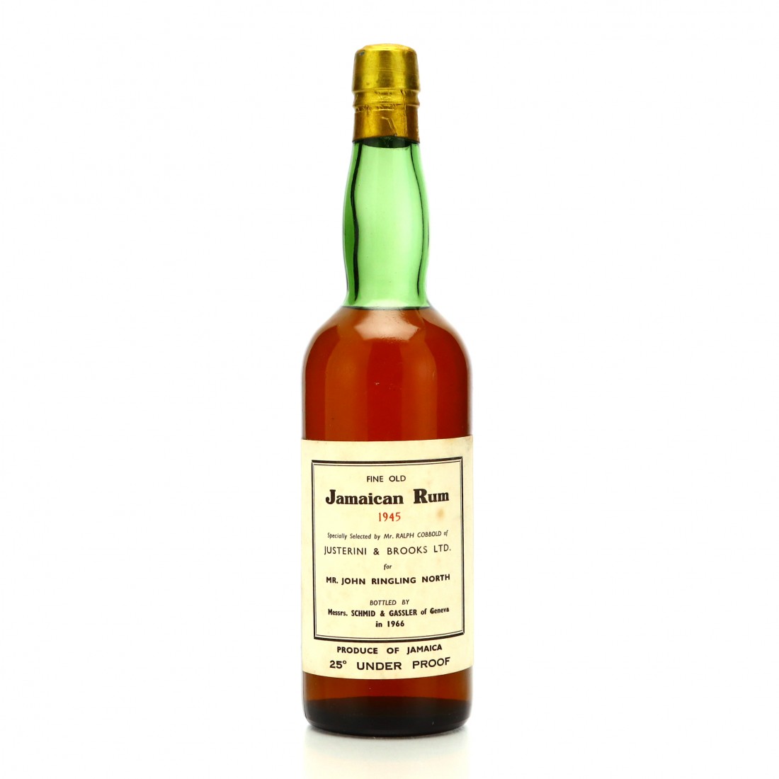Jamaica Rum 1945 Justerini and Brooks Rum Auctioneer