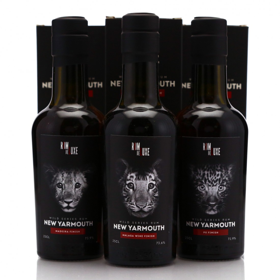 New Yarmouth 2020 Rom de Luxe Wine Cask Finishes 3 x 25cl Rum Auctioneer