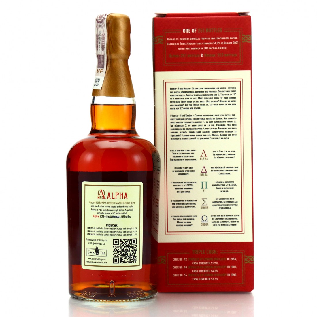 Enmore 19881990 Jack Tar 30 Year Old Alpha Rum Auctioneer