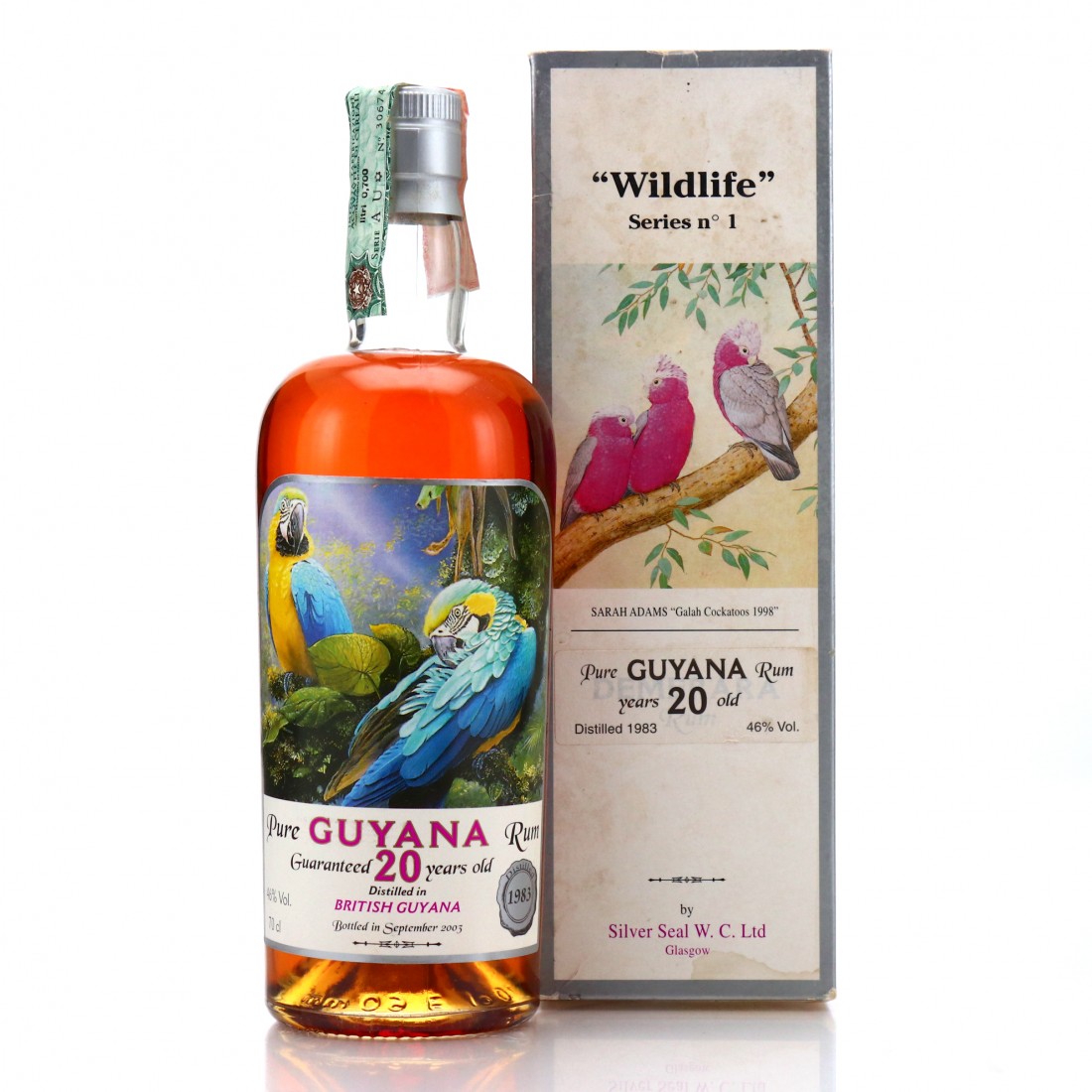 Guyana Rum 1983 Silver Seal 20 Year Old Rum Auctioneer