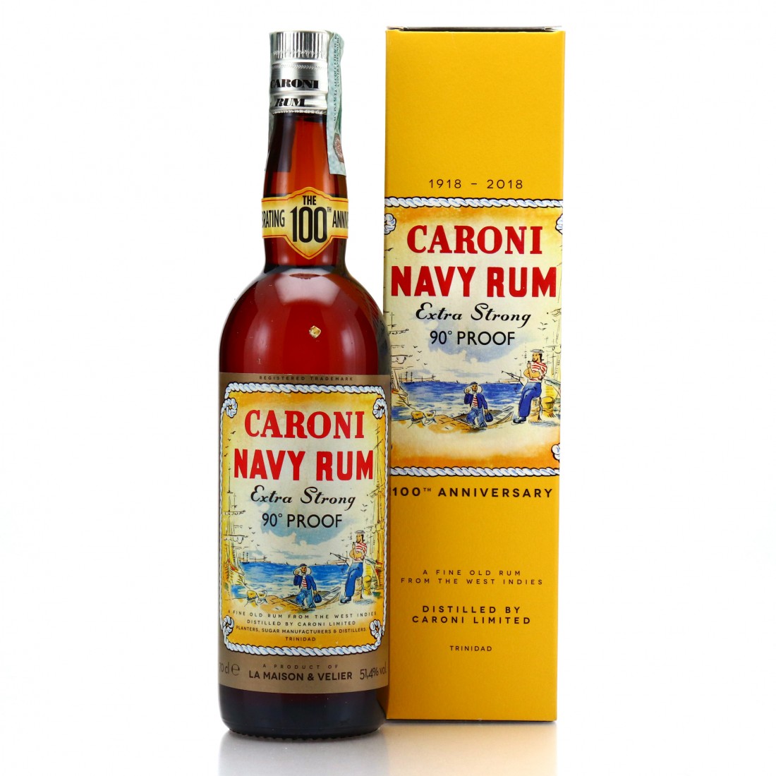 Caroni Navy Rum La Maison and Velier / 100th Anniversary Rum Auctioneer