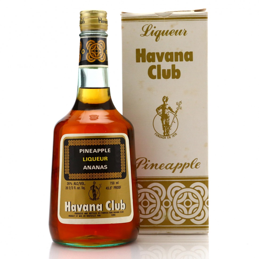 Havana Club Pineapple Liqueur 1970s Rum Auctioneer