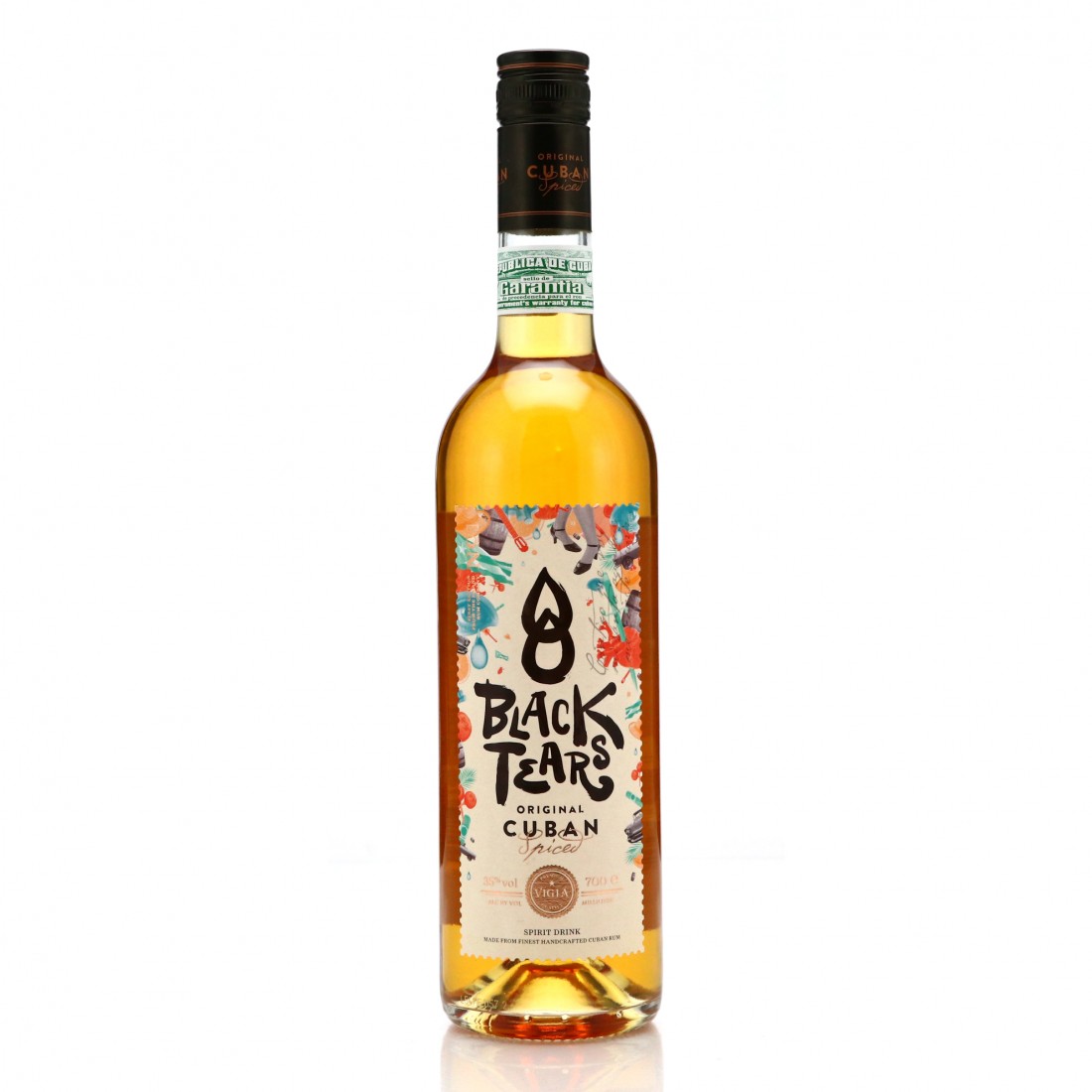 Black Tears Cuban Spiced Rum Auctioneer