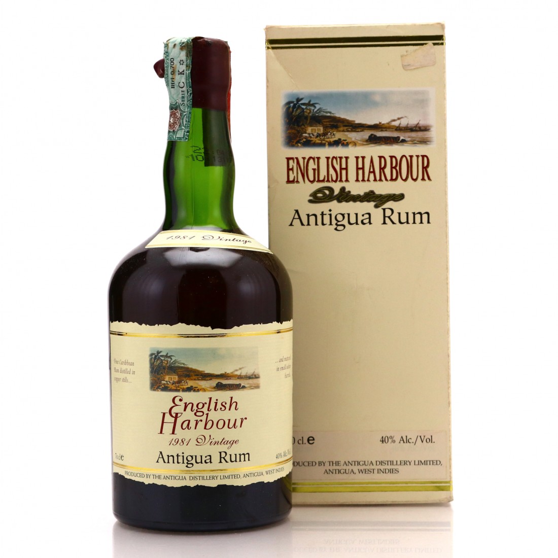 English Harbour 1981 25 Year Old Rum Auctioneer